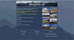 Desktop Screenshot of bergdias.de